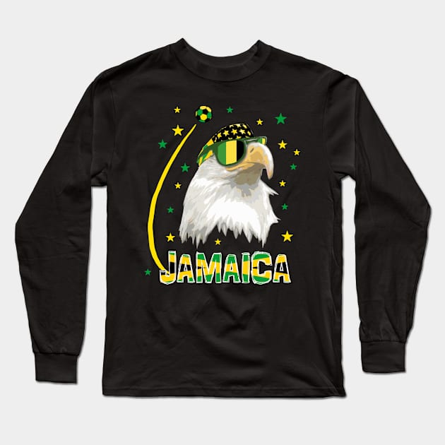 Jamaica Soccer T-Shirt Long Sleeve T-Shirt by Nerd_art